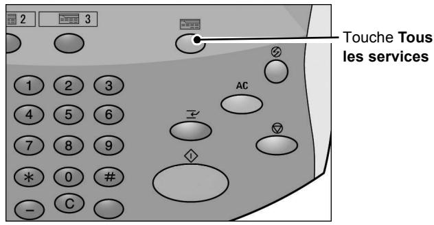 XEROX 4590 - Étape 1 Ouverture de l'écran Vérifier boîte aux lettres - 3