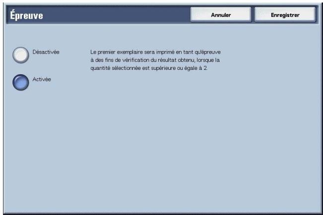 XEROX 4590 - Écran Épreuve (vérification de l'aspect des copies) - 2