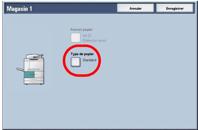 XEROX 4590 - Sélectionner Attributes de magasin. - 3