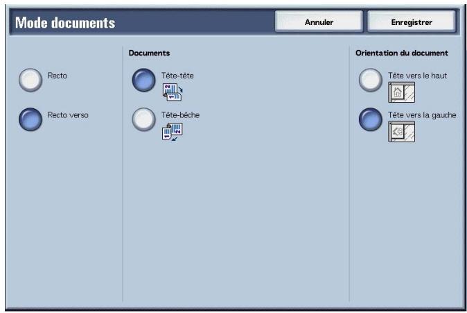 XEROX 4590 - Écran Mode documents - 2