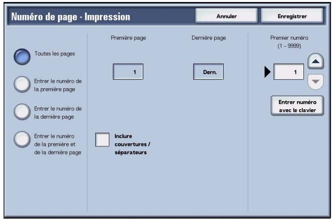 XEROX 4590 - Numero de page - Impression - 2