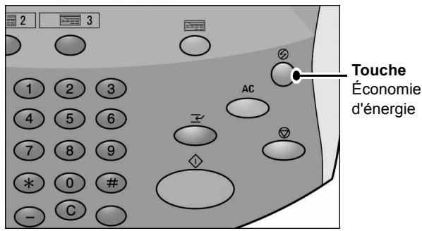 XEROX 4590 - Sortie du mode Économie d'énergie - 2