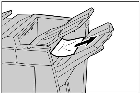 XEROX 4590 - Incidents papier dans le bac dans le bac du module de finition - 2