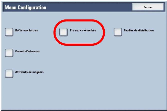 XEROX 4590 - Enregistrement, suppression et modification du nom d'un travail mémorisé - 4
