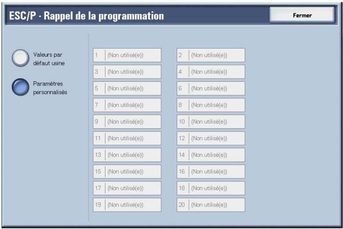 XEROX 4590 - Rappel de la programmation - 2