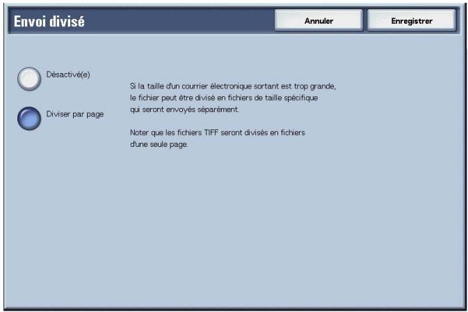 XEROX 4590 - Sélectionner Diviser par page. - 1
