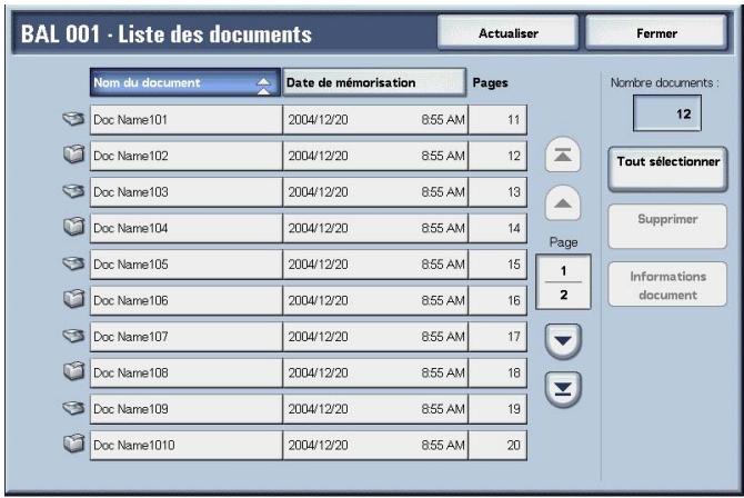 XEROX 4590 - Listedesdocuments - 1