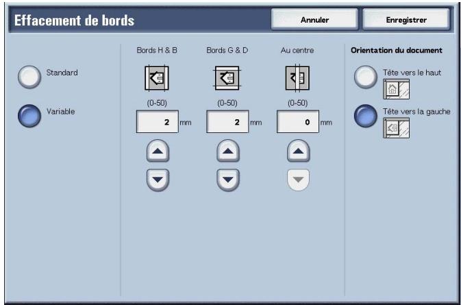 XEROX 4590 - Effacement de bords (Effacement des bords et des ombres centrales du document) - 3
