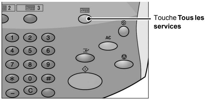 XEROX 4590 - Étape 1 Ouverture de l'écran Feuilles de distribution - 3