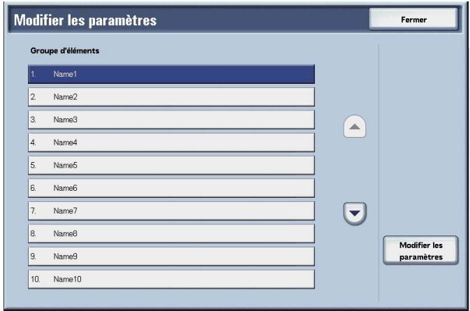 XEROX 4590 - Vérification et modification d'une feuille de distribution - 4