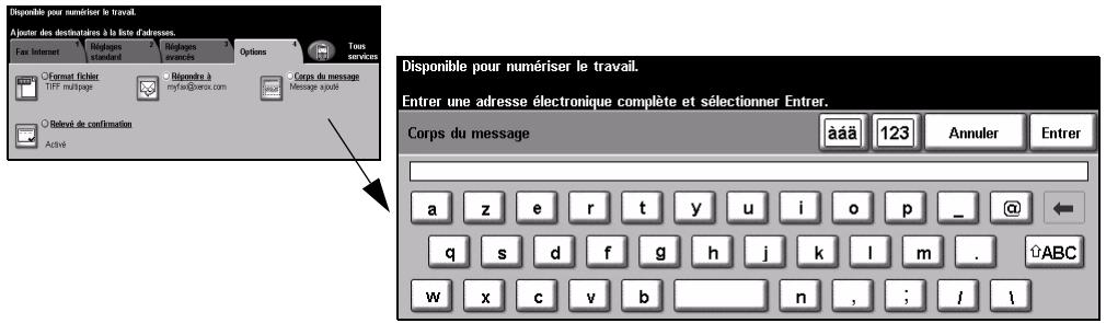 XEROX COPYCENTRE 245 - Corps du message - 1