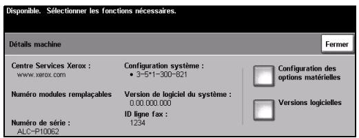 XEROX COPYCENTRE 245 - Emplacement du numéro de série - 3