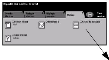 XEROX COPYCENTRE 245 - Corps du message - 1