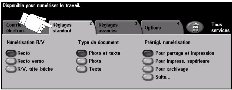 XEROX COPYCENTRE 245 - Réglages standard - 1