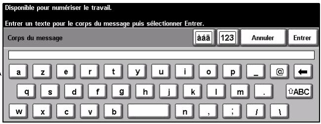 XEROX COPYCENTRE 245 - Corps du message - 2