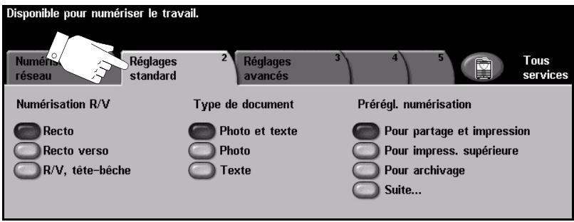 XEROX COPYCENTRE 245 - Réglages standard - 1