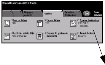 XEROX COPYCENTRE 245 - Ajouter destinations - 1