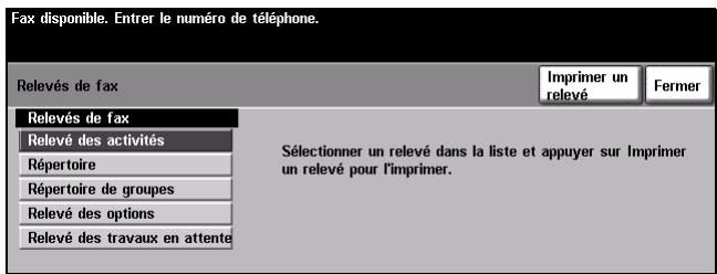 XEROX COPYCENTRE 245 - Relevés de fax - 2