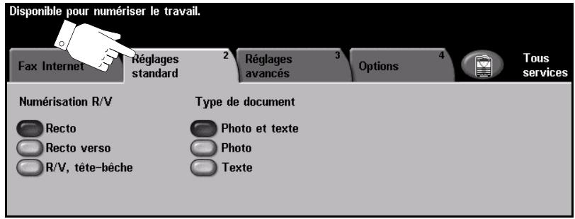 XEROX COPYCENTRE 245 - Réglages standard - 1