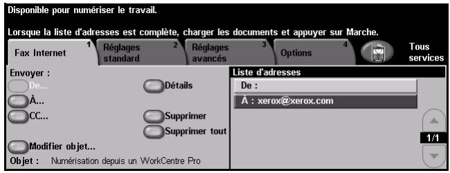 XEROX COPYCENTRE 245 - Envoyer : - 1