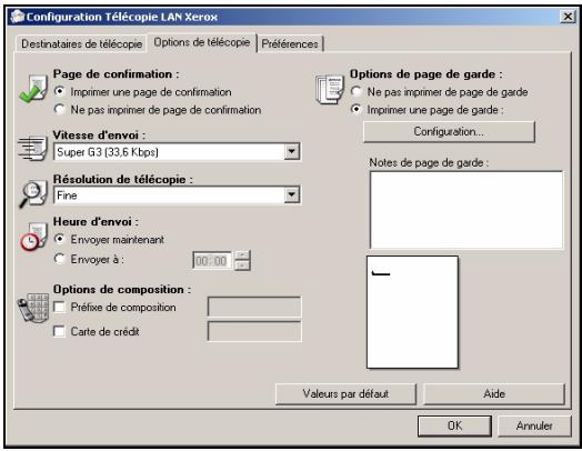 XEROX COPYCENTRE 245 - Options de télécopie - 1