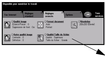 XEROX COPYCENTRE 245 - Qualité / Taille du fichier - 1