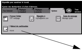 XEROX COPYCENTRE 245 - Relevé de confirmation - 1