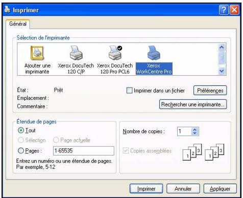 XEROX COPYCENTRE 245 - Impression à partir d'un PC - 1