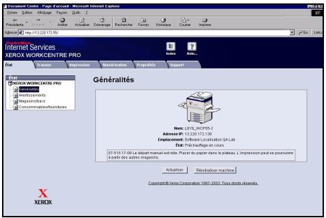 XEROX COPYCENTRE 245 - Impression via les Services Internet - 1
