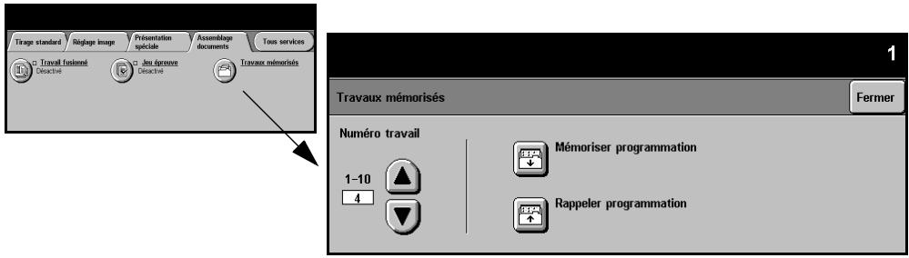XEROX COPYCENTRE C35 DIGITAL COPIER - Travaux mémorisés - 1