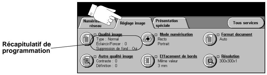 XEROX COPYCENTRE C35 DIGITAL COPIER - Réglage image - 1