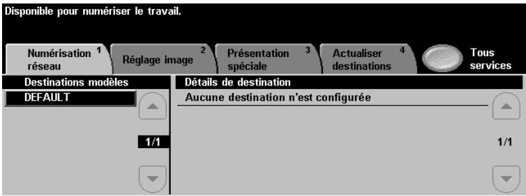XEROX COPYCENTRE C75 DIGITAL COPIER - Sélections des fonctions dans l'écran tactile - 2