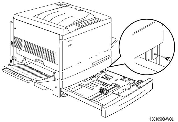 XEROX DOCUCOLOR 2006 - Installation du bac recto verso (option) - 3