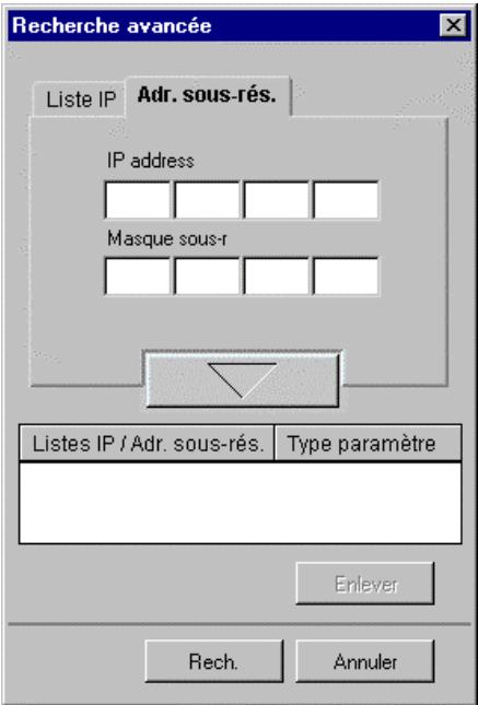 XEROX DOCUCOLOR 2006 - Configuration de la connexion pour Fiery Link à l'aide d'une recherche de sous-réseau avancée - 2