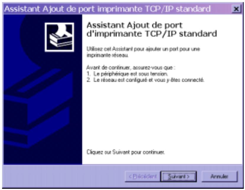 XEROX DOCUCOLOR 2006 - Installation du logiciel pour l'impression TCP/IP et LPR (nouvelle installation de Windows 2000) - 1