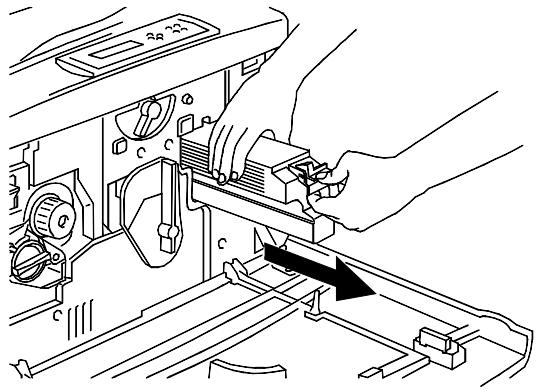 XEROX DOCUCOLOR 2006 - Remplacement du flacon de récapération de toner - 3