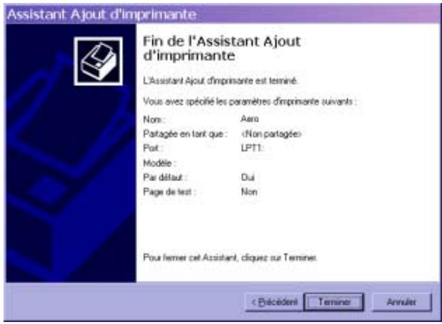 XEROX DOCUCOLOR 2006 - Installation des logiciels utilisateurs pour impression sur port parallele - 9