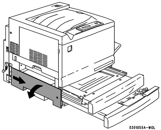 XEROX DOCUCOLOR 2006 - Installation du bac recto verso (option) - 8