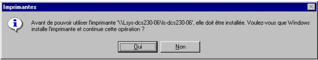 XEROX DOCUCOLOR 2006 - Configuration d'une impression SMB avec Windows 95/98 - 3