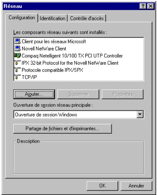 XEROX DOCUCOLOR 2006 - Configuration d'une impression IPX/SPX avec Windows 95/98 - 1