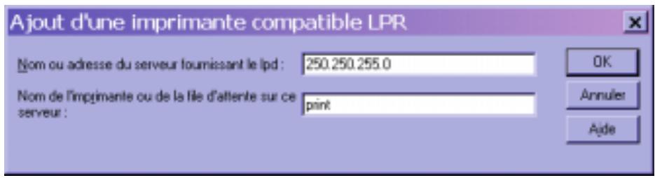 XEROX DOCUCOLOR 2006 - Installation de l'impression TCP/IP et LPR (mise à niveau de Windows NT 4.0 vers Windows 2000) - 3
