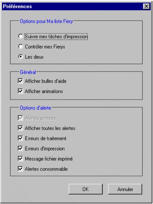 XEROX DOCUCOLOR 2006 - Définition des préférences - 1