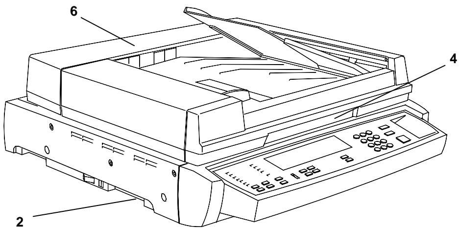 XEROX DOCUCOLOR 2006 - Panneau de commande de l'imprimante - 2
