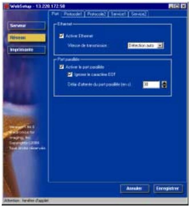 XEROX DOCUCOLOR 2006 - Configuration réseau - 1