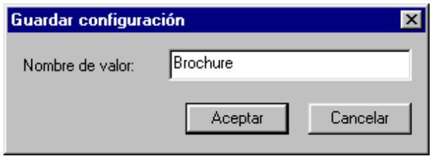 XEROX DOCUCOLOR 2006 - Déception de paramètres enregistrés - 1