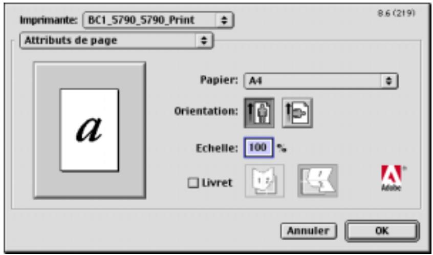 XEROX DOCUCOLOR 2006 - Définition d'options et impression depuis un poste de travail Mac OS - 2