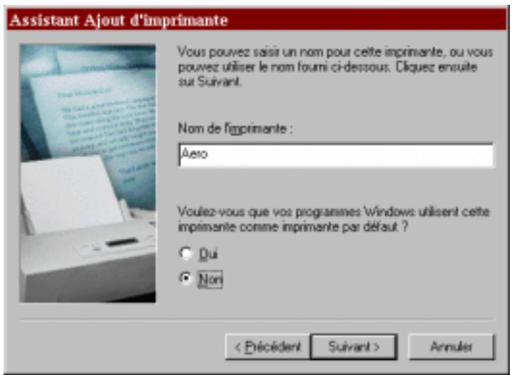 XEROX DOCUCOLOR 2006 - Configuration d'une impression SMB avec Windows 95/98 - 7