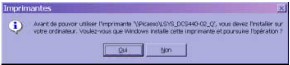 XEROX DOCUCOLOR 2006 - Installation des logiciels utiliser pour impression SMB - 3