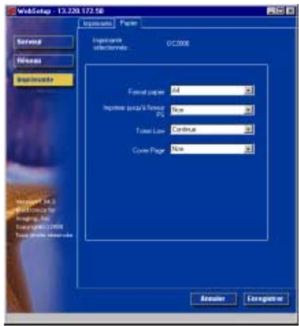 XEROX DOCUCOLOR 2006 - Configuration imprimante - 1