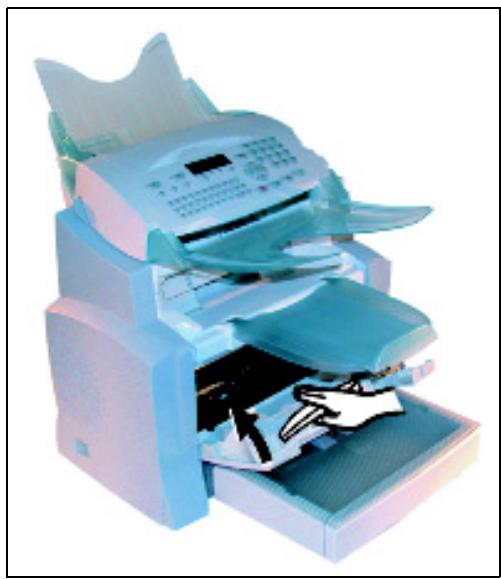 XEROX FAXCENTRE 2121 - Nettoyage du rouleau d'alimentation - 2